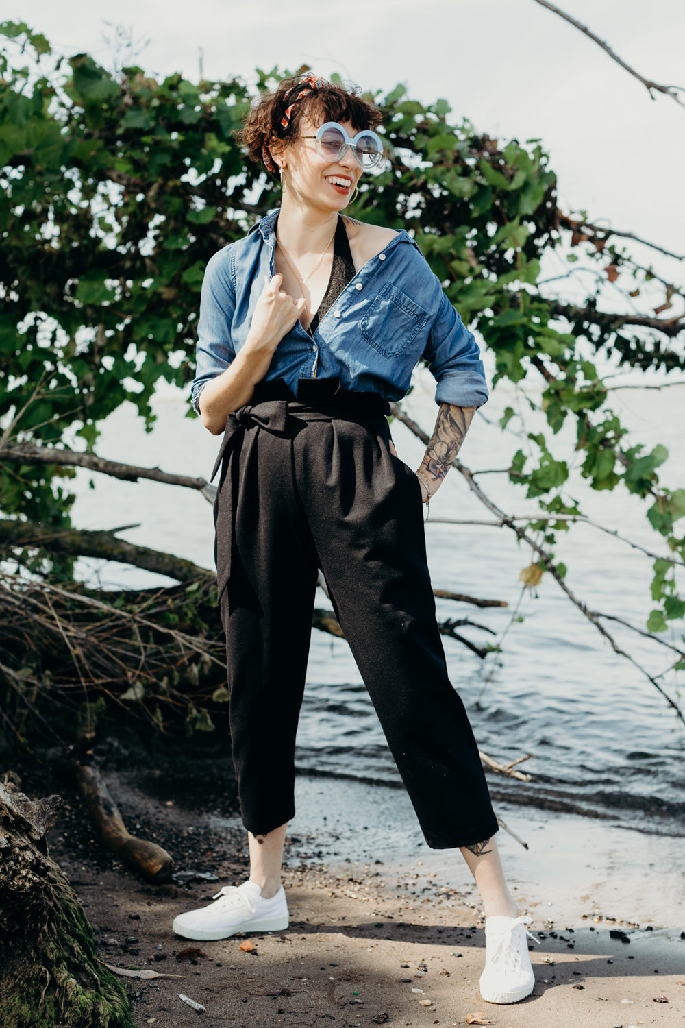 パンツ GRANCY Tulle Layereddesign Slacks L GRANCY Tulle Layered Design Slacks, Size S