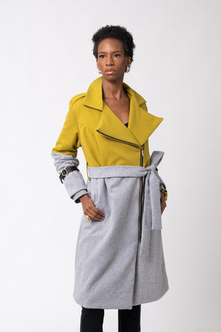 VM Two-Tone Coat