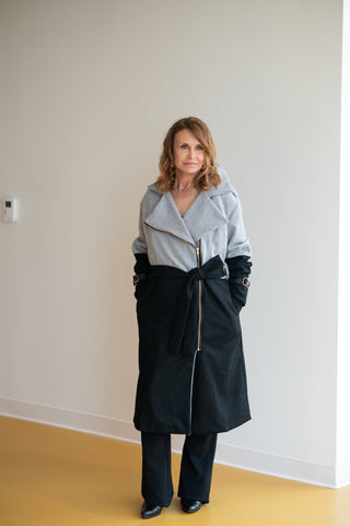 VM Two-Tone Coat