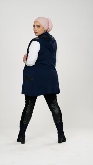 Long Hooded Vest
