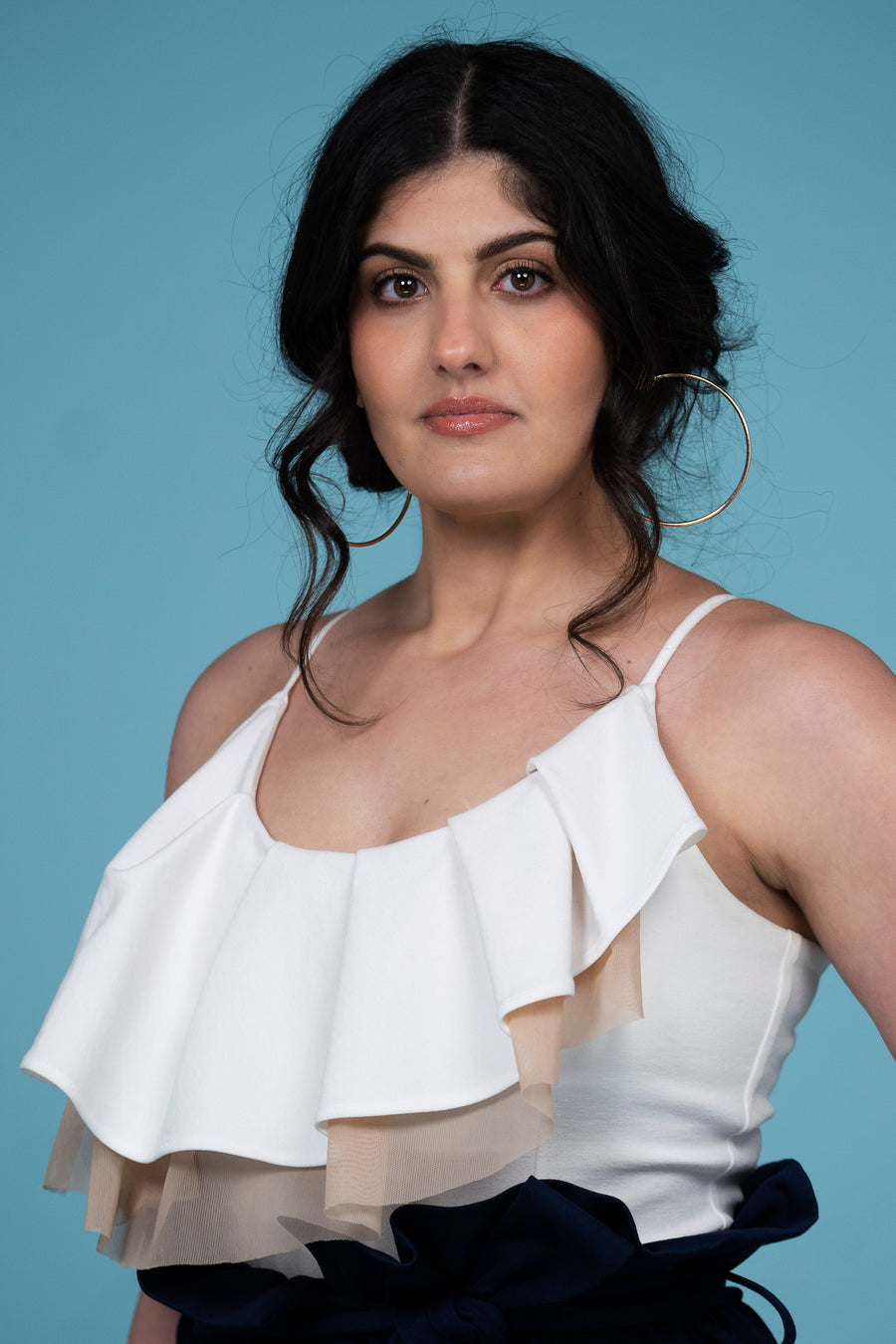 Pre-Loved Ruffled Bodysuit