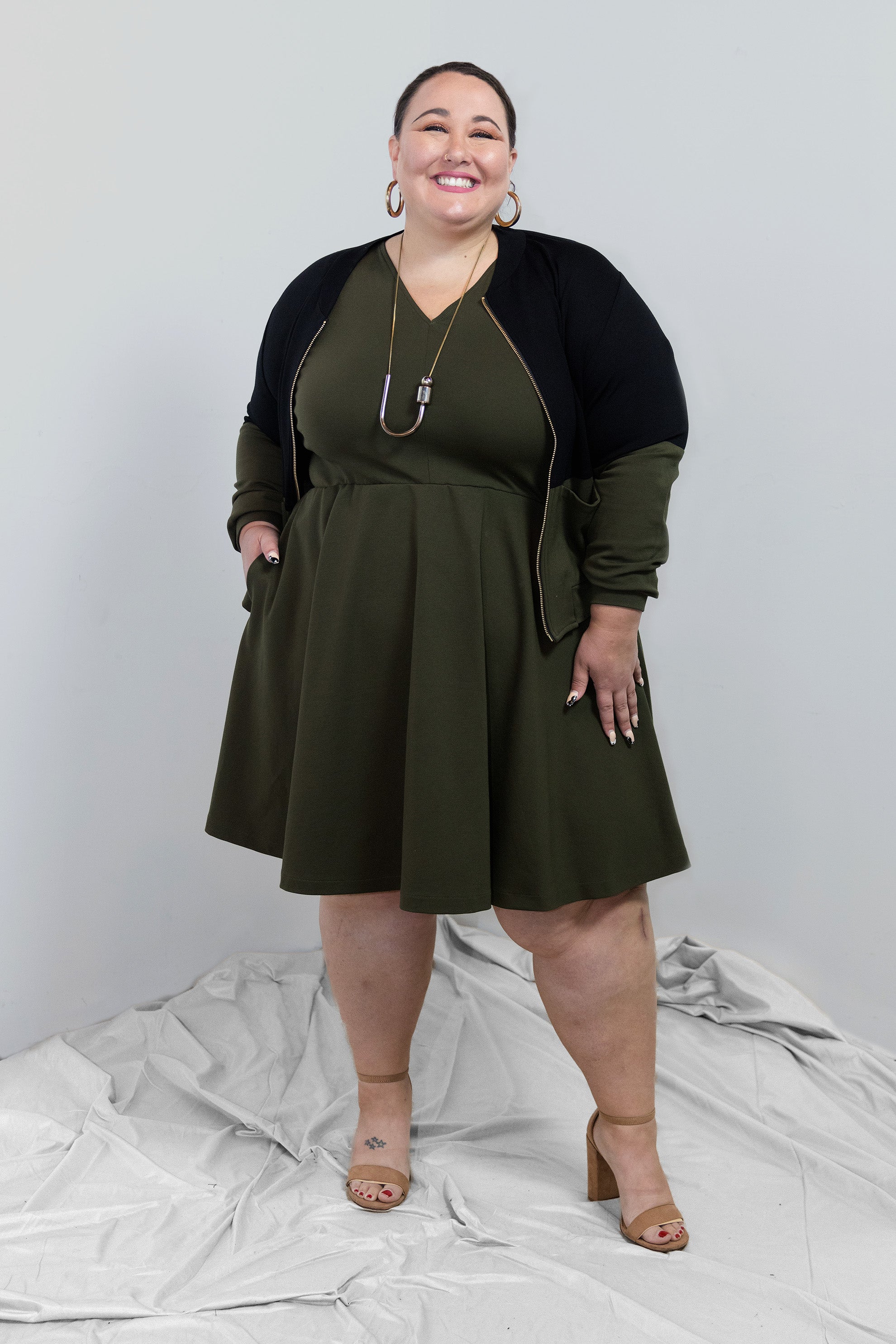 Classic Party Dress XS/S / Olive Classic Party Dress XS/S / Olive