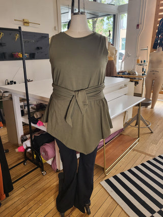 Peplum Wrap Tank