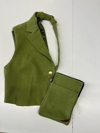 Upcycled Half Blazer