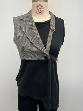 Upcycled Half Blazer