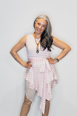 Peplum Wrap Tank - DISC