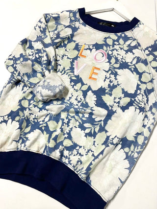 Multi-Floral LOVE Sweatshirt