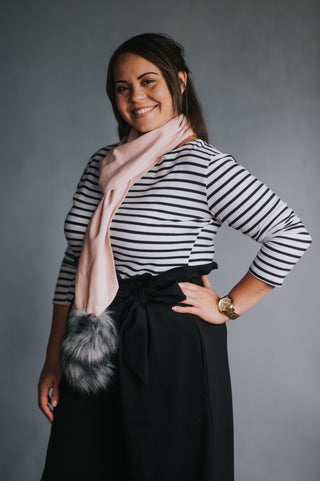 Luxe Pom Scarf