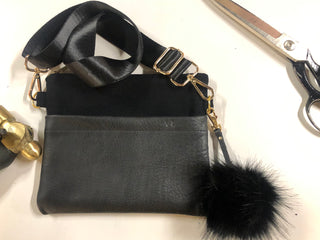 Faux Fur Pom Pom Keychain - Yellowcake Shop