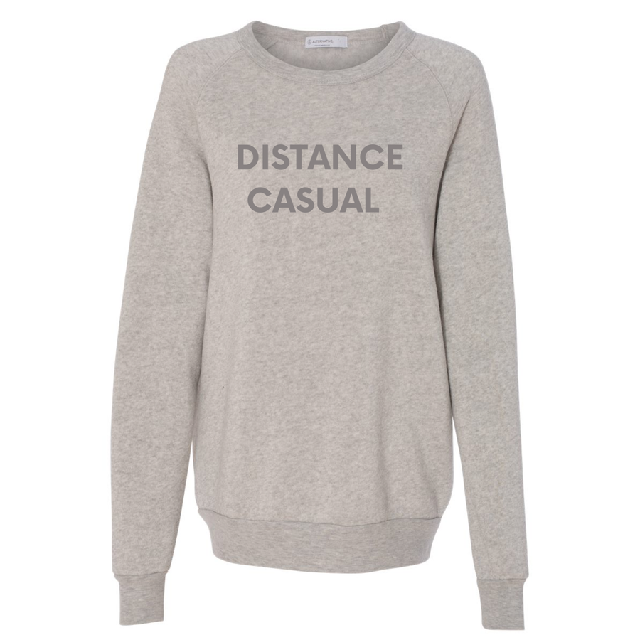 Distance Casual Sweatshirt, Grey - Yellowcake Shop