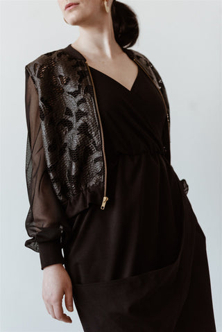 Faux Wrap Dress