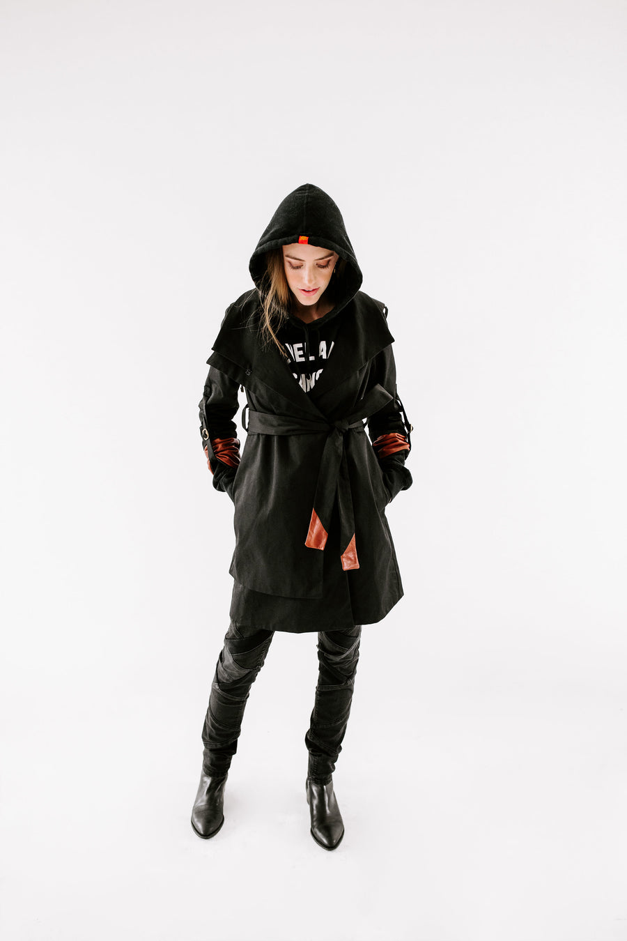 Bold hooded deals coat