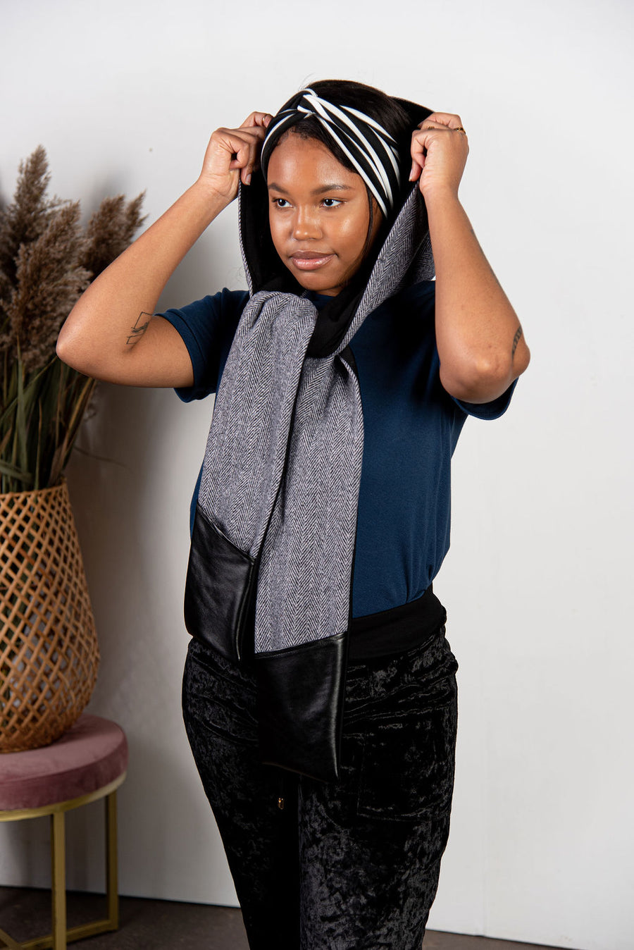 Hoodie Pocket Scarf - Yellowcake Shop