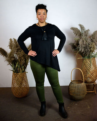 Basic Asymmetrical Long Sleeve Tee