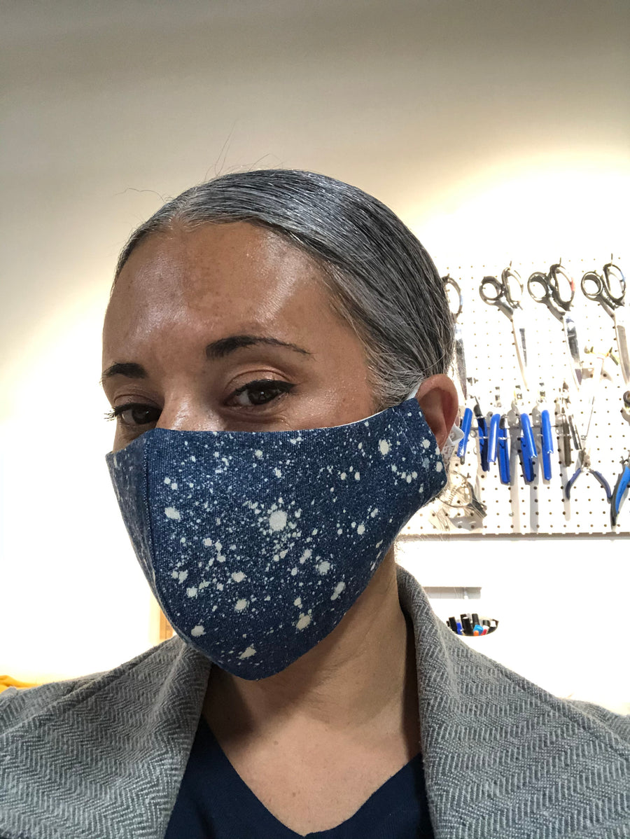 Galaxy Tie-Dyed Mask - Yellowcake Shop