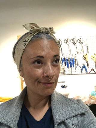 Galaxy Tie-Dyed Bandana - Yellowcake Shop