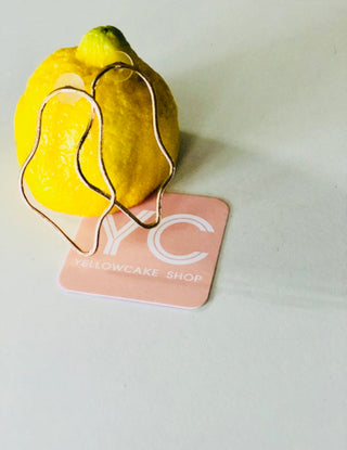 Gold Squiggly Earrings - Yellowcake Shop
