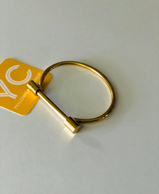 Gold Shackle Cuff - Yellowcake Shop