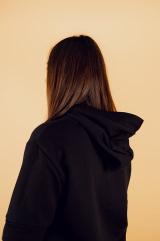 Long Hooded Sweatshirt Tunic