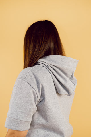 Long Hooded Sweatshirt Tunic