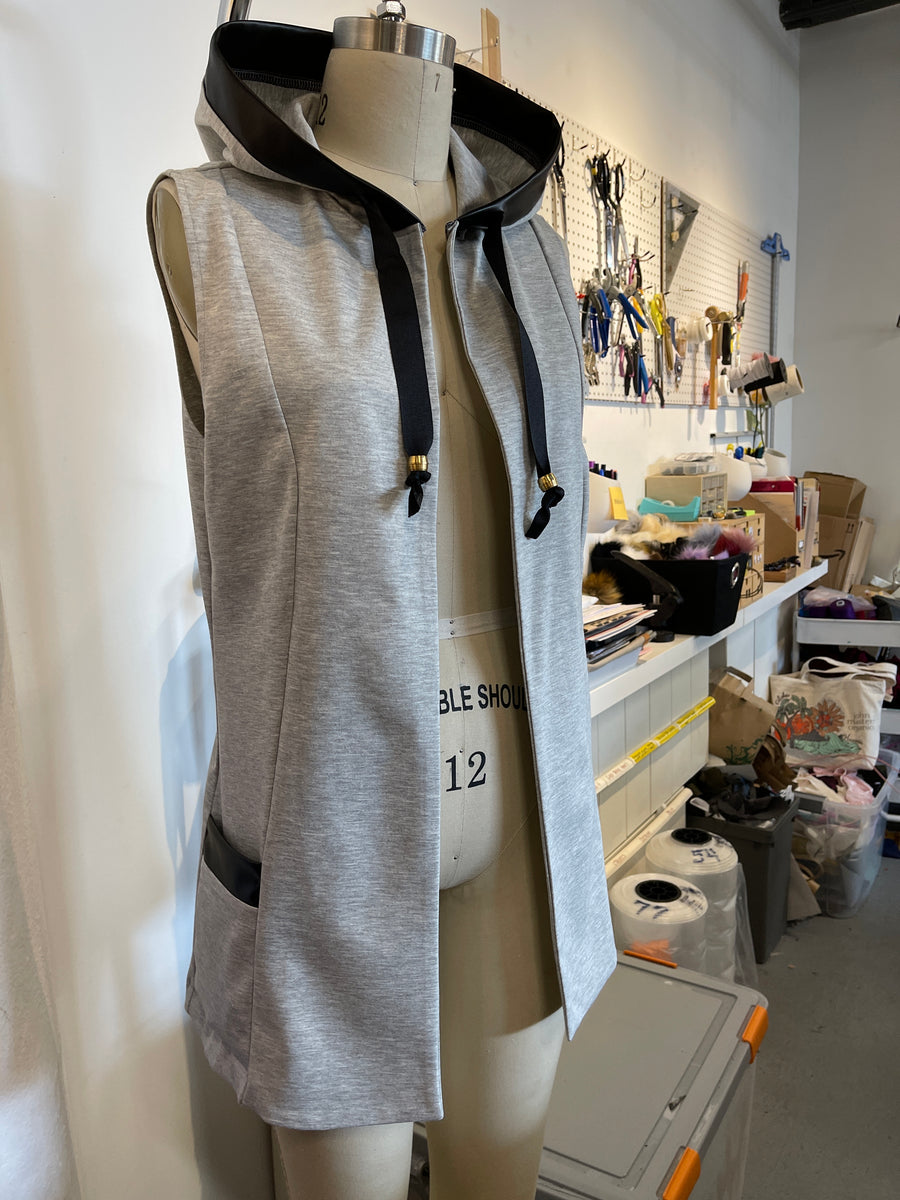 Long Hooded Vest
