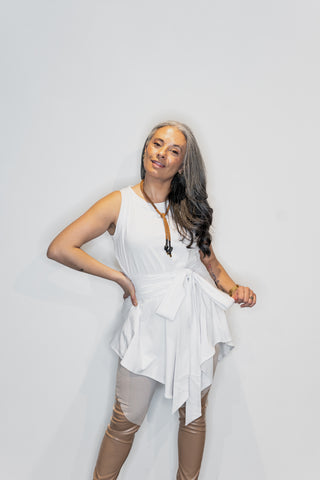 Peplum Wrap Tank