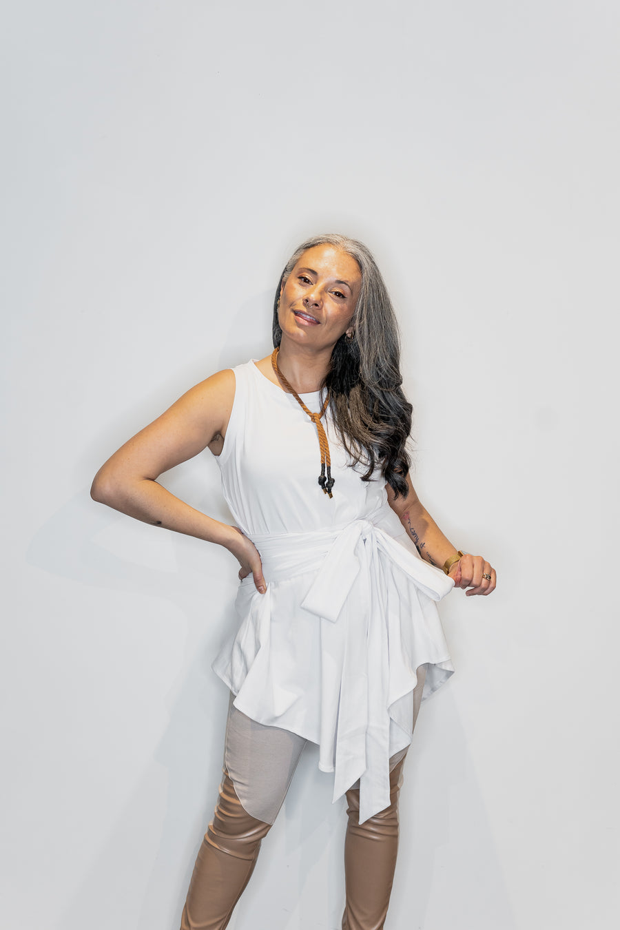 Peplum Wrap Tank