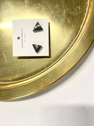 BIJOUX - Pyramid Triangle Studs